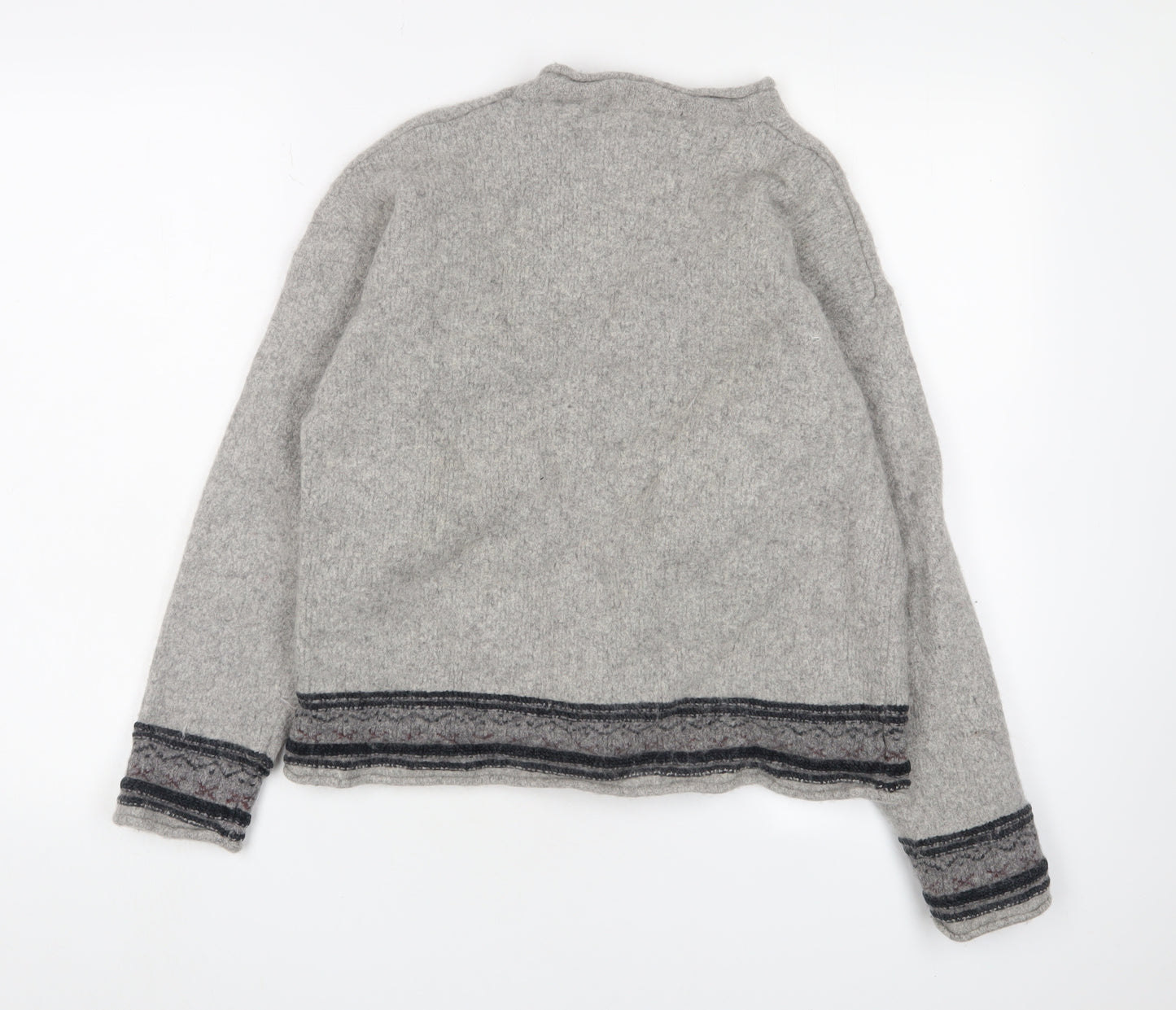 Wilke Rodriguez Grey Lambswool Pullover Jumper XL Unisex