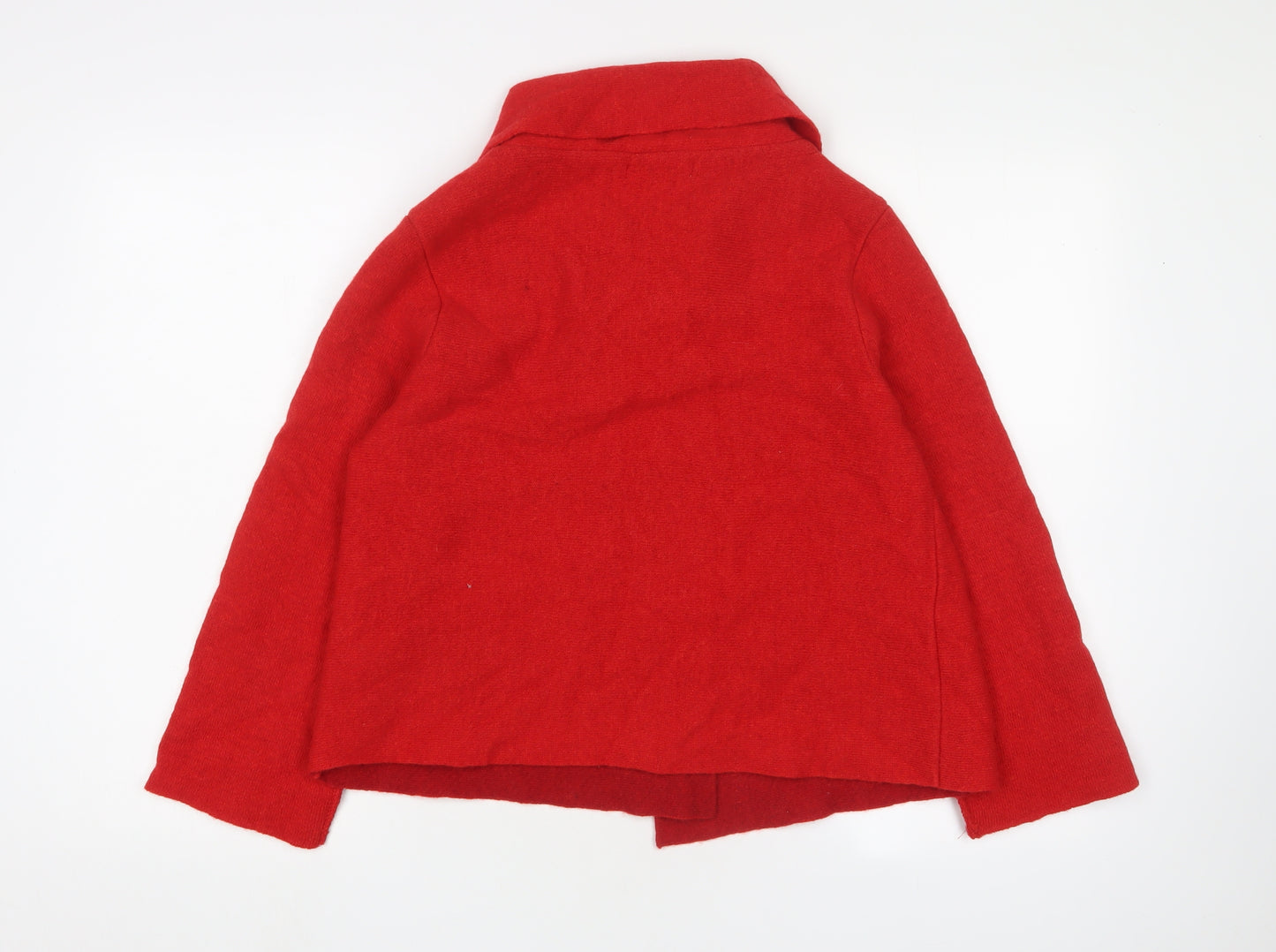 Chiaramente Red Wool Cape Women's S Casual