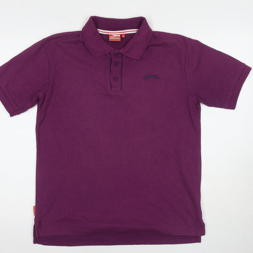 Slazenger Men's Purple Polo Shirt M - Casual Wear