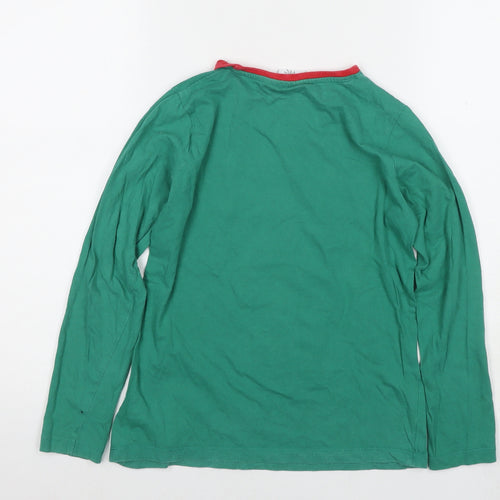 The Grinch Boys Green Christmas T-Shirt, Size 10-11, Long Sleeve