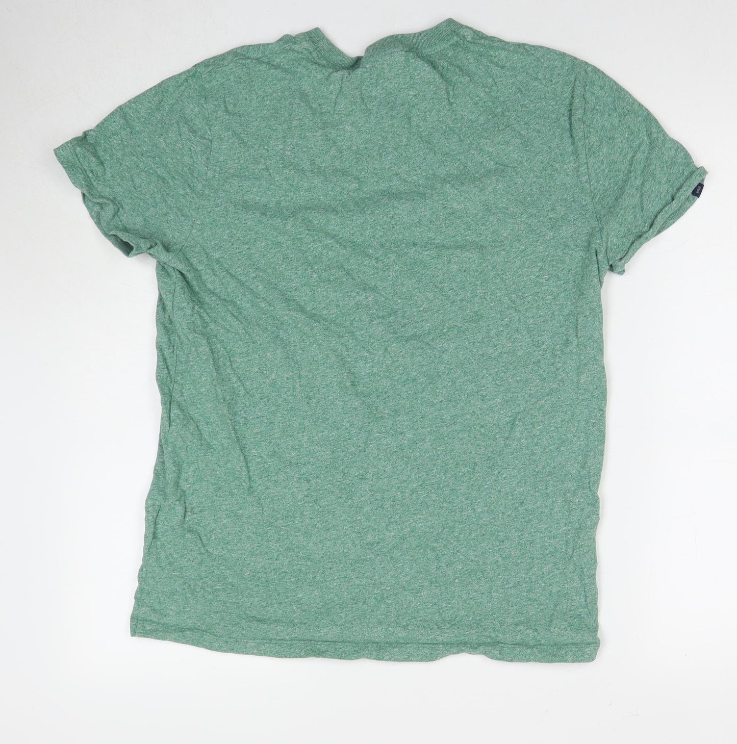 Superdry Men's Green Cotton Crew Neck T-Shirt