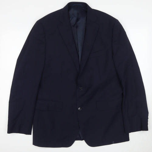 Moss 1851 Men's Blue Blazer 42 Regular Fit Formal