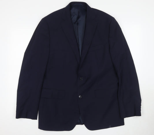 Moss 1851 Men's Blue Blazer 42 Regular Fit Formal