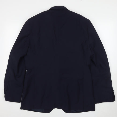 Moss 1851 Men's Blue Blazer 42 Regular Fit Formal
