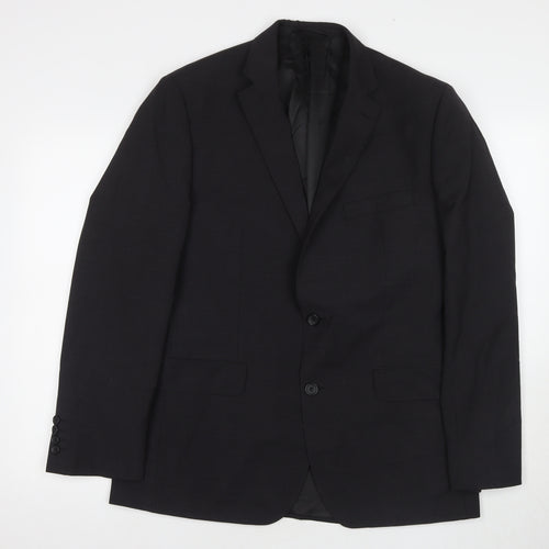 Moss Men's Black Blazer, Size 42, Formal Business Classic