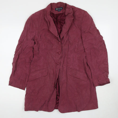 Monsoon Women's Purple Coat Size 14 Formal Wear