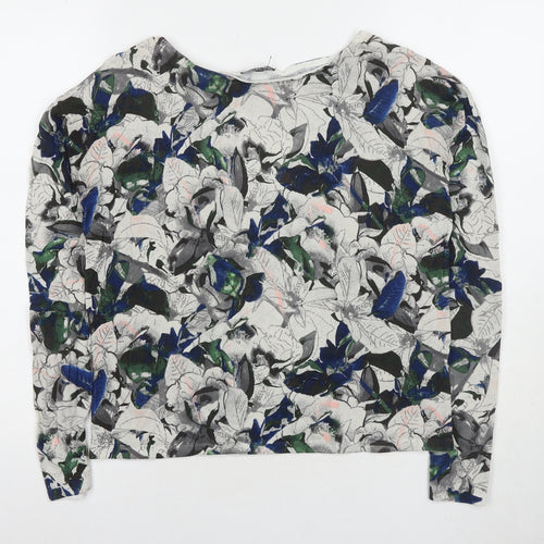 Warehouse Women's Multicoloured Floral Pullover Jumper Size 6