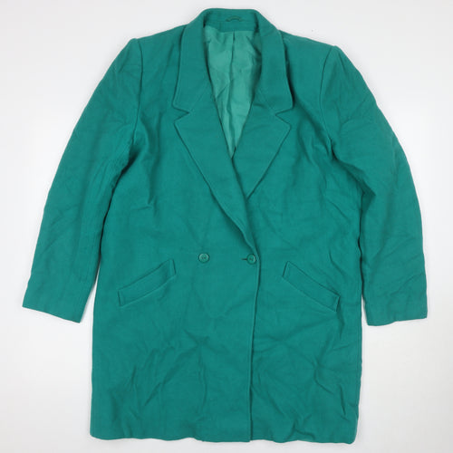 Alexon Women's Green Wool Coat Size 14