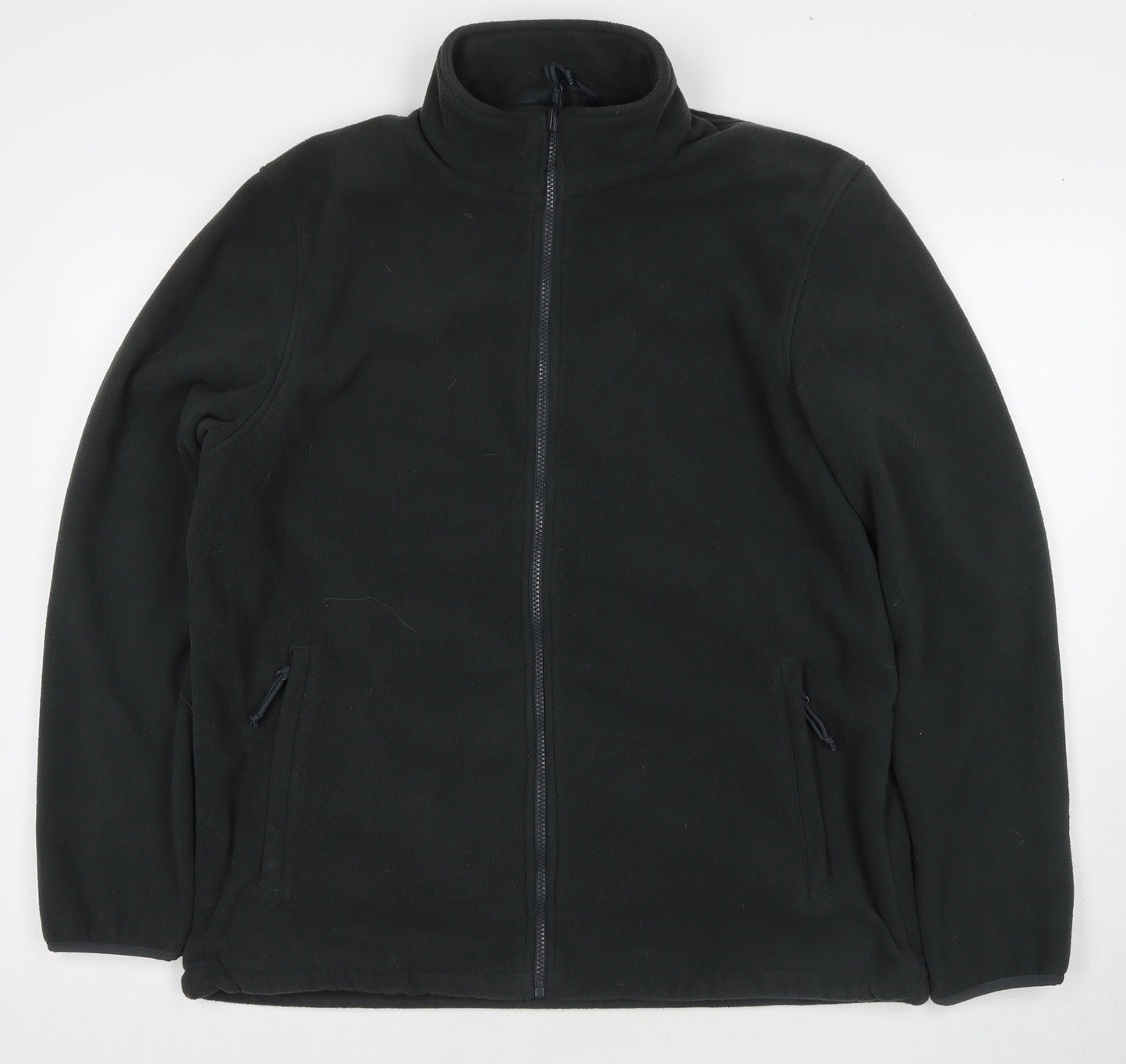 Mountain Warehouse Men's Black Fleece Jacket L