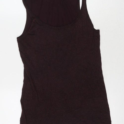 Mint Velvet Women's Brown Sleeveless Tank - Size 12