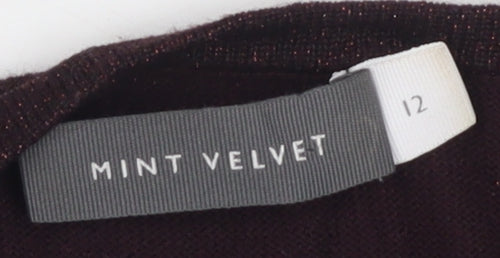 Mint Velvet Women's Brown Sleeveless Tank - Size 12