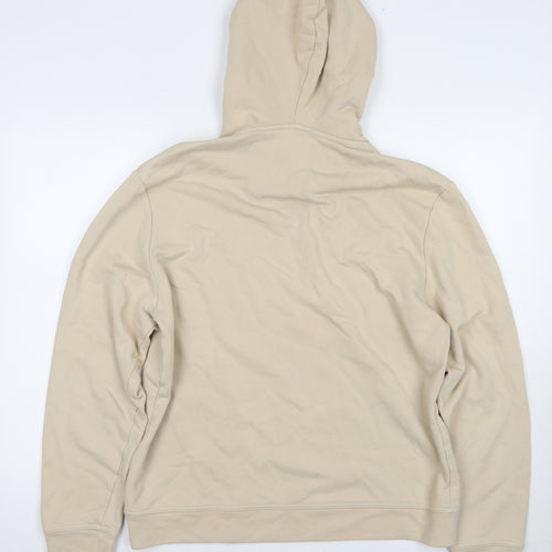 Reiss Men's Beige XL Pullover Hoodie