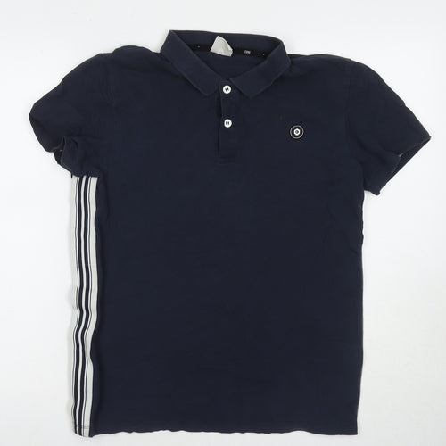 Jack & Jones Men's Blue Medium Polo Shirt