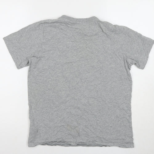 Nike Men's Grey Short Sleeve Cotton T-Shirt XL