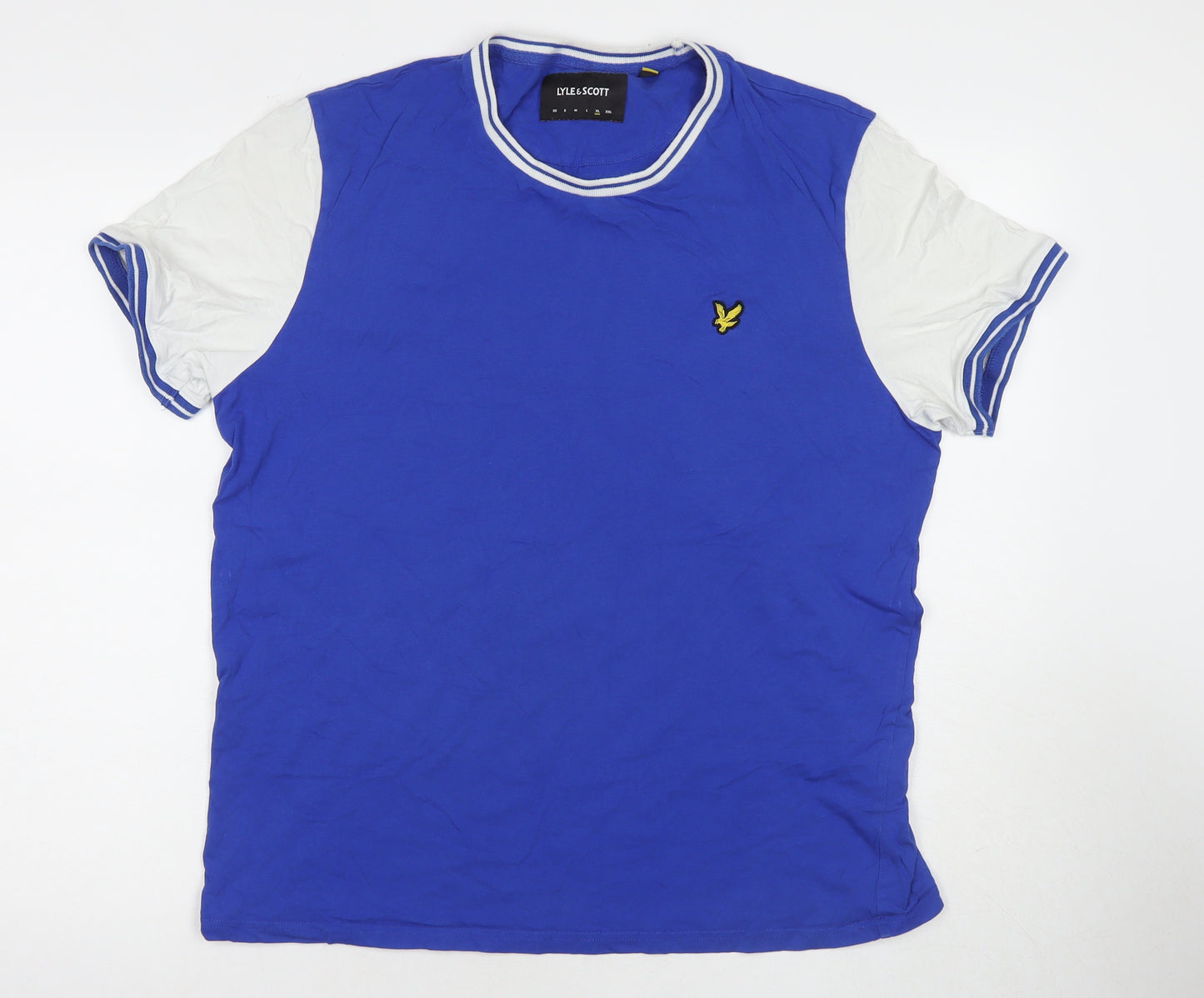 Lyle & Scott Men's Blue XL Crew Neck T-Shirt