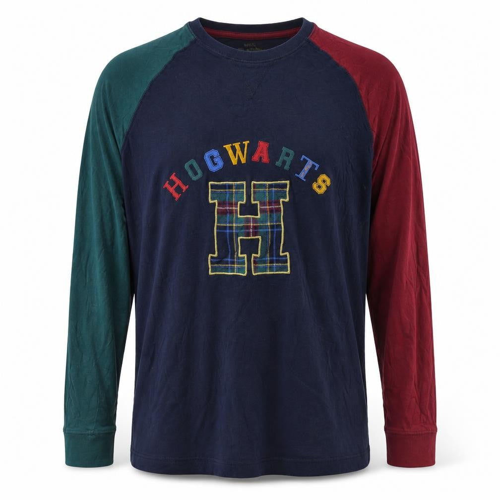 Front view of Marks & Spencer Harry Potter Men's Multicoloured T-Shirt, size L