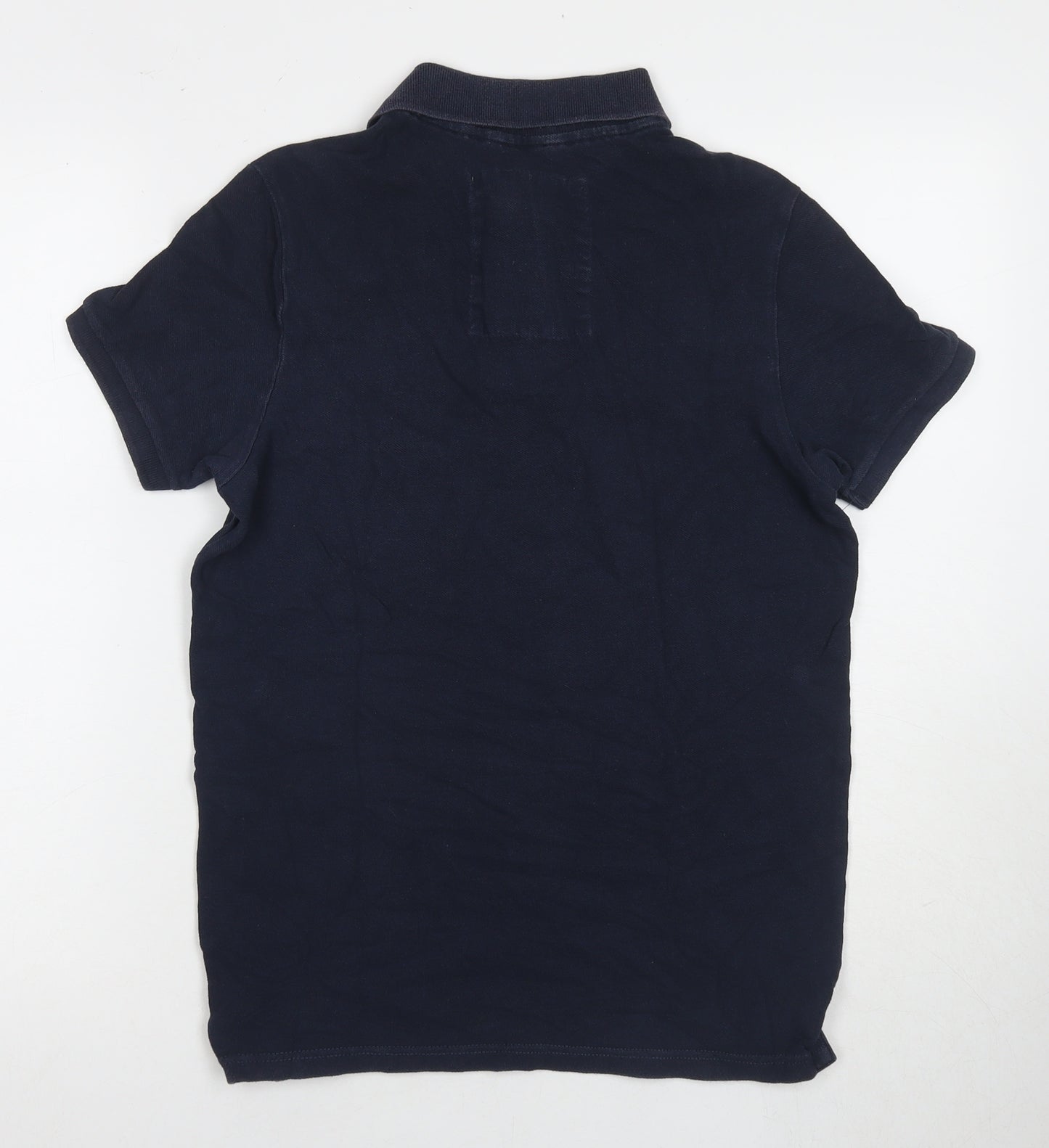 Hollister Men's Blue Polo Shirt S - Classic Style