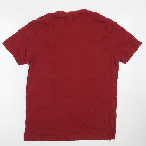 Original Penguin Men's Red Graphic T-Shirt, L, Casual Cotton Tee