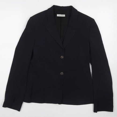 René Lezard Women's Black Blazer Size 8 Business