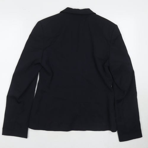 René Lezard Women's Black Blazer Size 8 Business