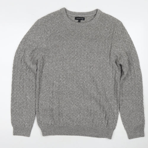 Red Herring Men's Grey Crew Neck Jumper S