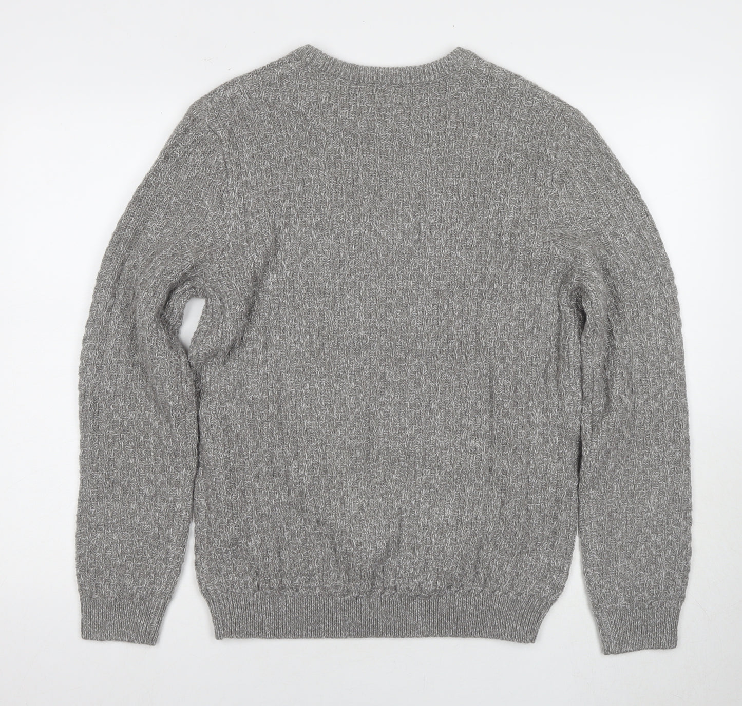 Red Herring Men's Grey Crew Neck Jumper S