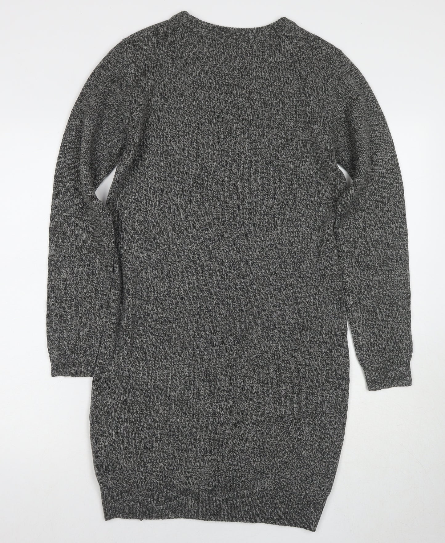 Brave Soul Women's Grey Jumper Dress M Knitwear