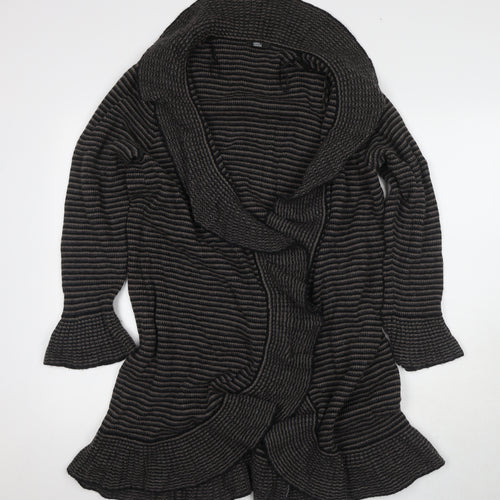 Marks and Spencer Women's Brown Cowl Neck Cardigan Size 20