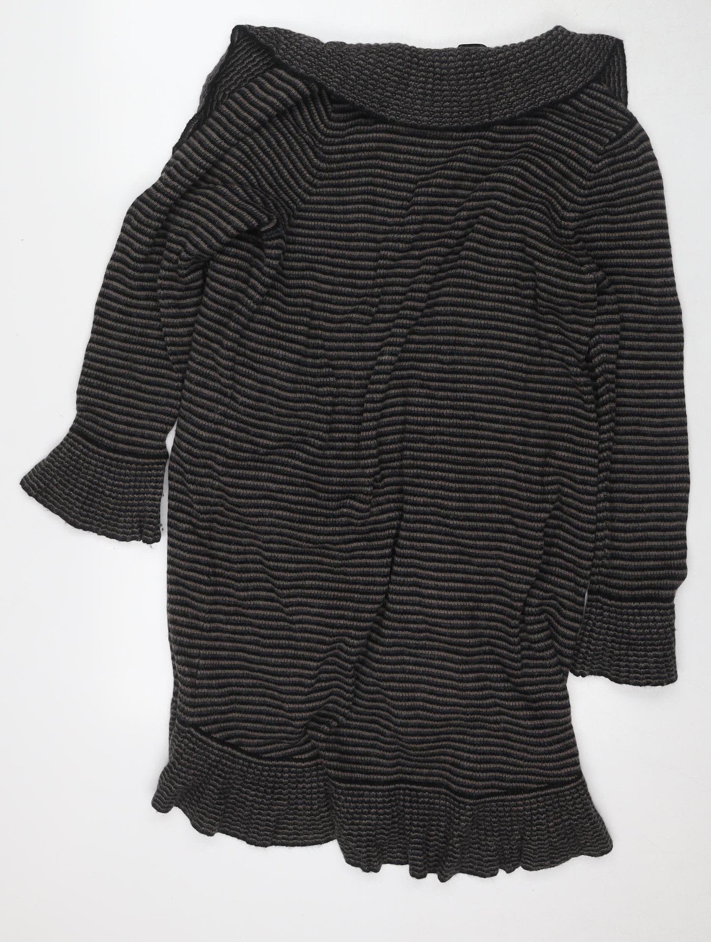 Marks and Spencer Women's Brown Cowl Neck Cardigan Size 20