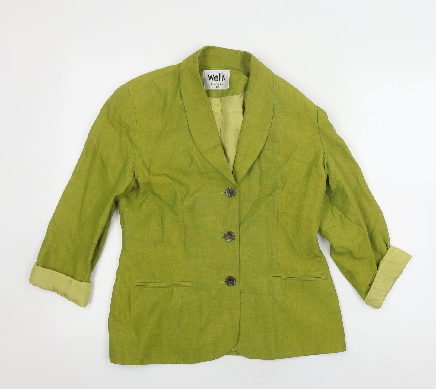 Wallis Women's Green Petite Blazer, Size 10