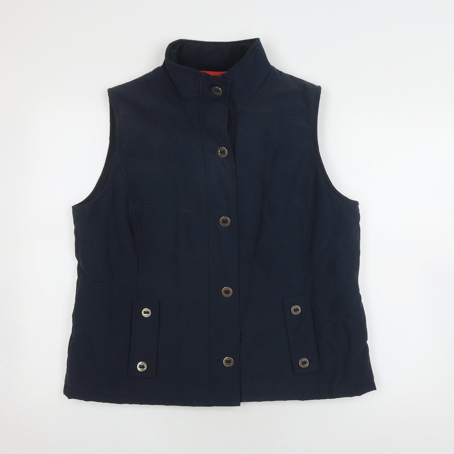 Dash Women's Blue Gilet Basic Jacket Size 16