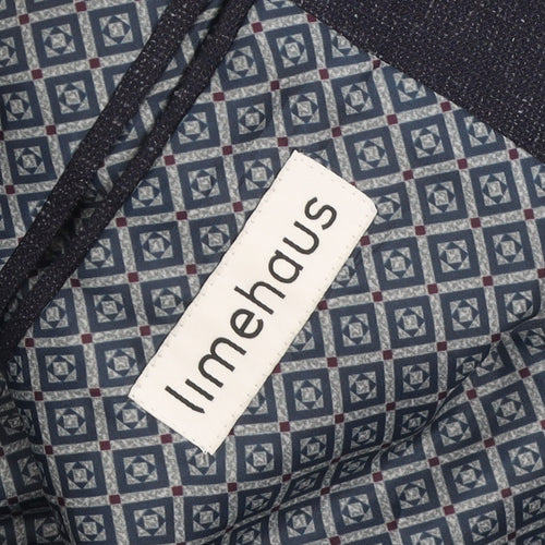 Limehaus Men's Blazer Black 36in Regular Formal