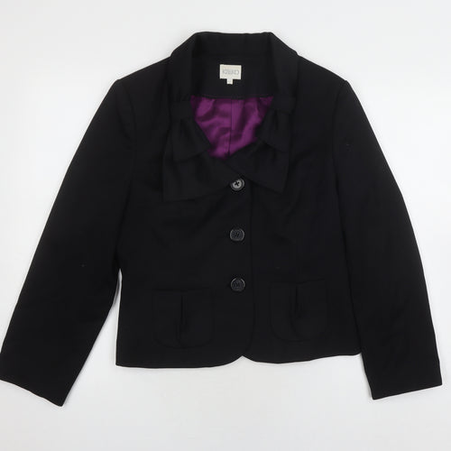 Kaliko Women's Black Blazer - Size 12 Classic Jacket