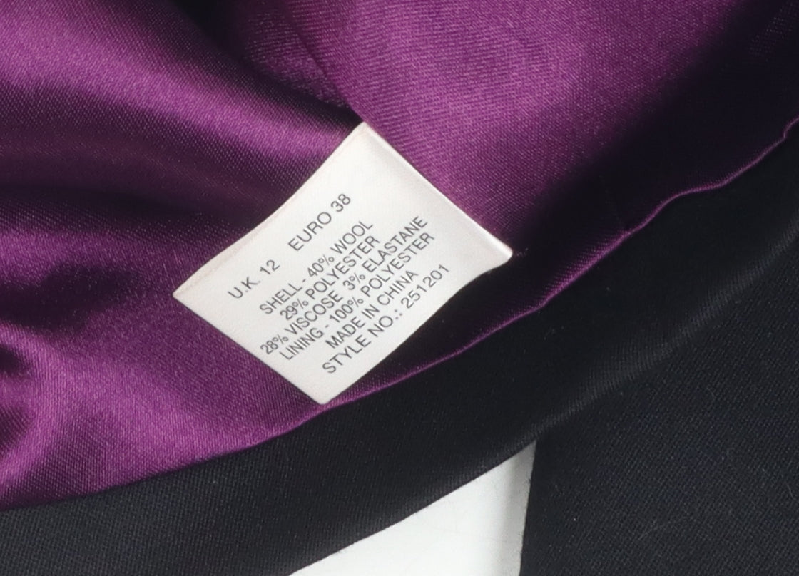 Kaliko Women's Black Blazer - Size 12 Classic Jacket