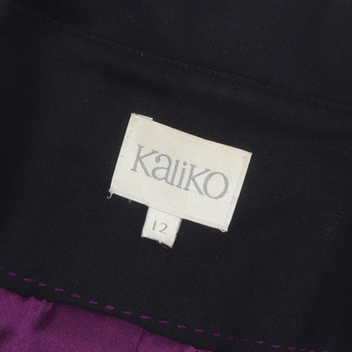 Kaliko Women's Black Blazer - Size 12 Classic Jacket