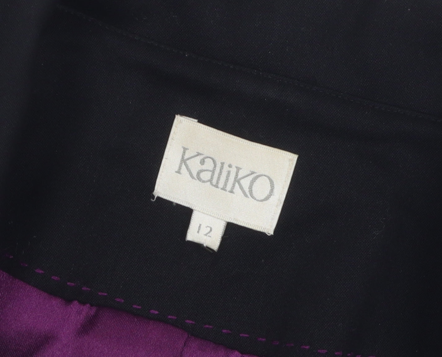 Kaliko Women's Black Blazer - Size 12 Classic Jacket