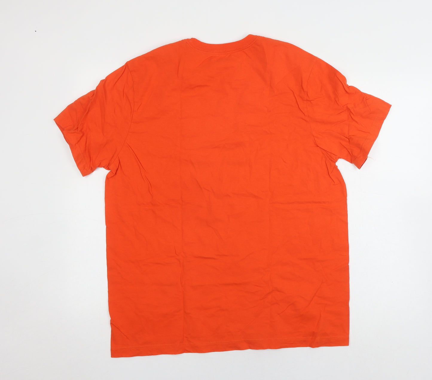 Nike Men’s Orange Orioles T-Shirt, Size L, Graphic Print