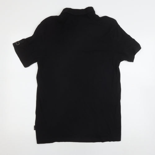 Ted Baker Men's Black Polo, Size L, Short Sleeve