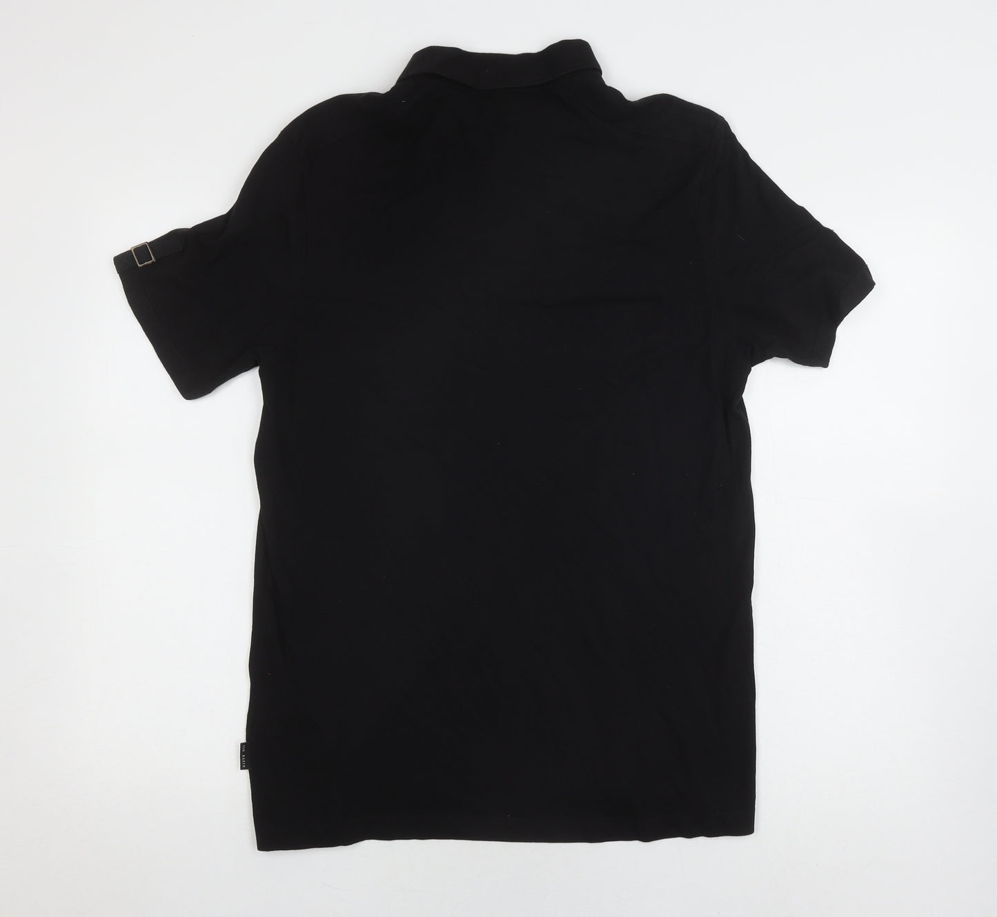 Ted Baker Men's Black Polo, Size L, Short Sleeve