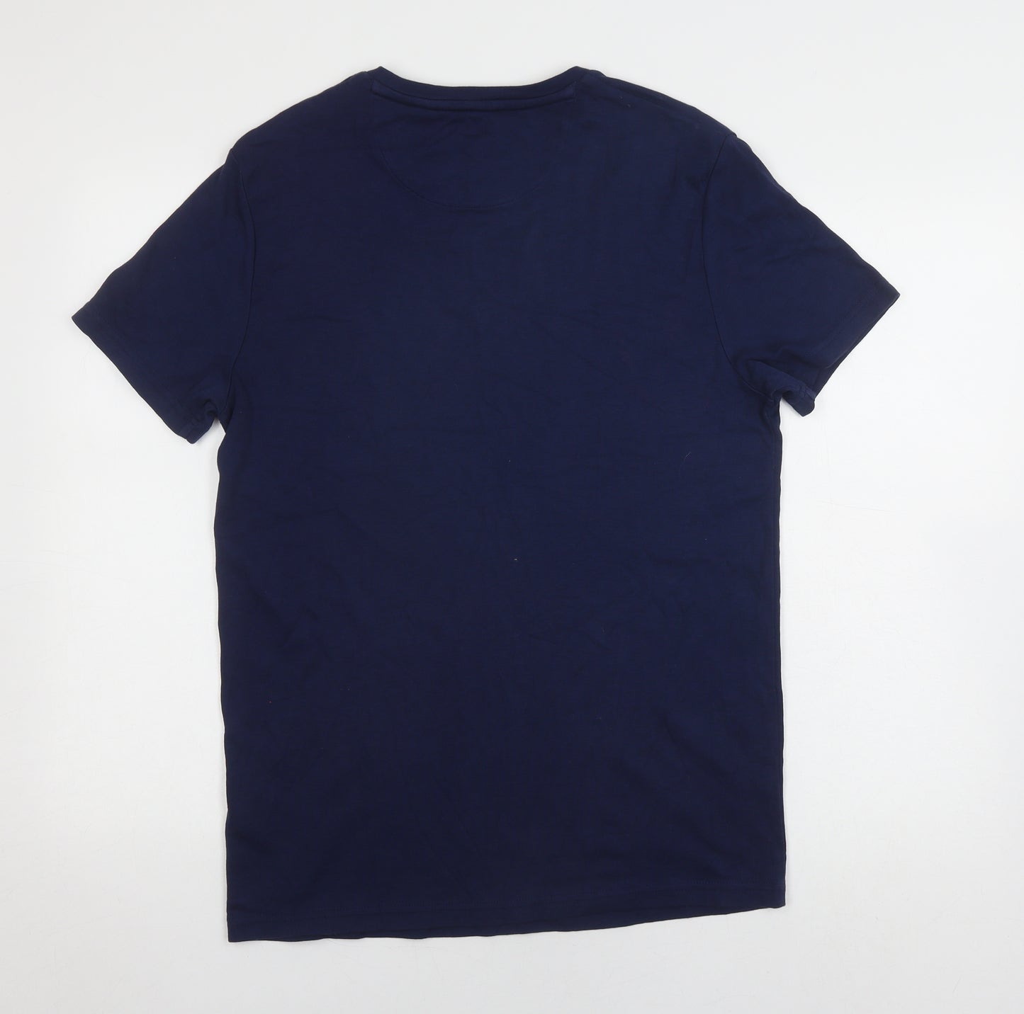 Superdry Men's Navy Blue Crew Neck T-Shirt Size L