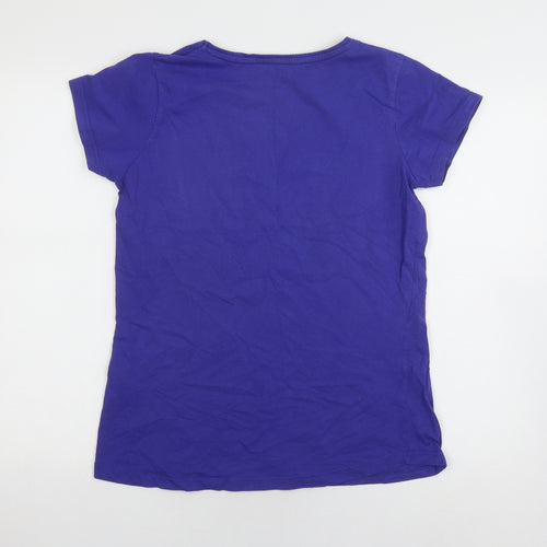 Mountain Warehouse Women's Blue T-Shirt Size 14 Casual Summer