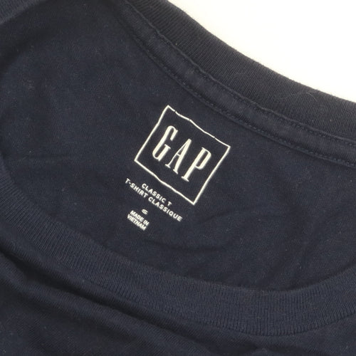 GAP Men's Blue Classic Crew Neck T-Shirt Size S