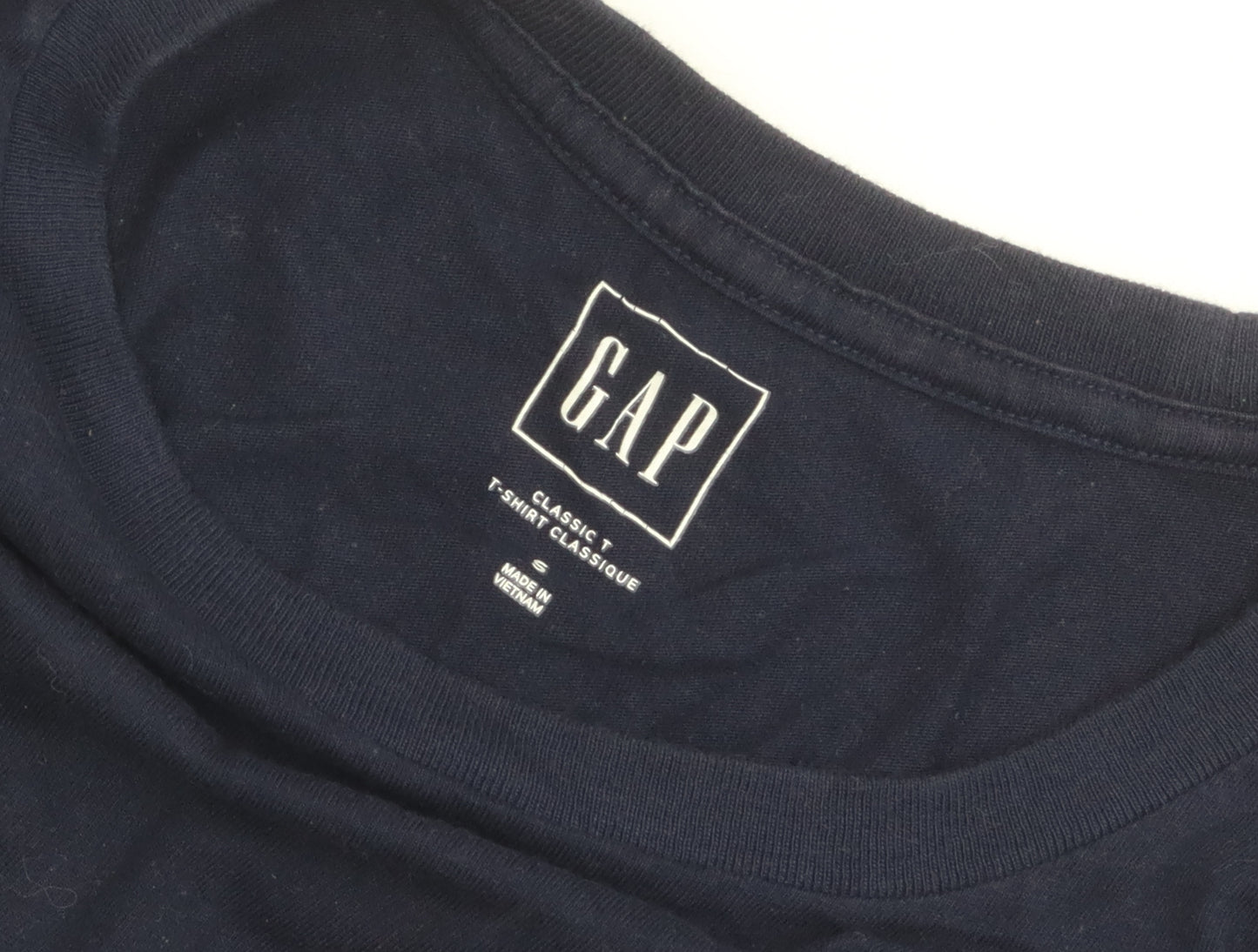 GAP Men's Blue Classic Crew Neck T-Shirt Size S