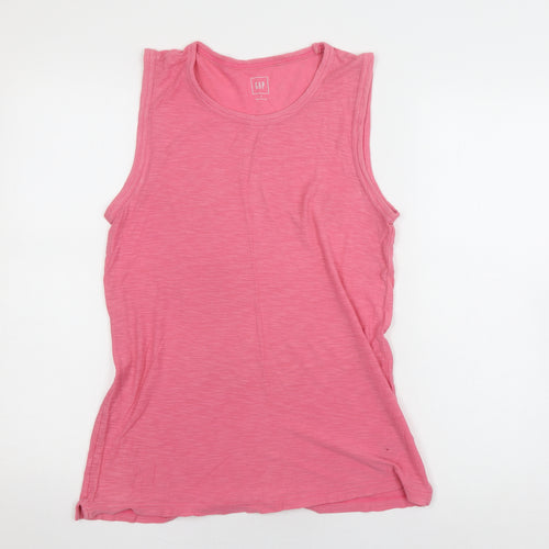 GAP Women's Pink S Basic Sleeveless Tank Top