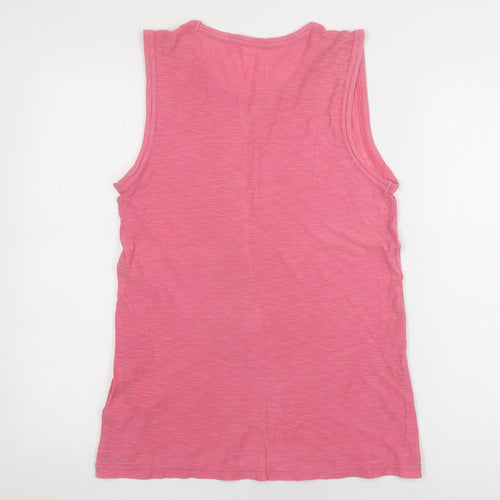 GAP Women's Pink S Basic Sleeveless Tank Top