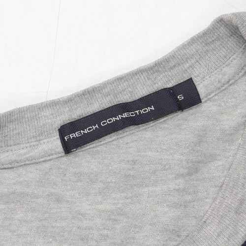 French Connection Men's Blue Crew Neck T-Shirt S