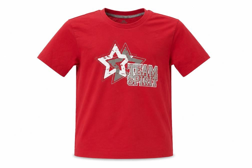 Trespass Boys Red T-Shirt 7-8 Years - Graphic Quick Dry Top