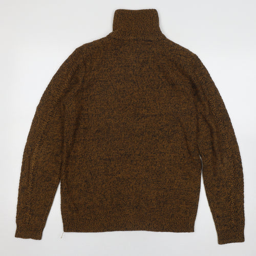 Tokyo Laundry Brown Cable-Knit Jumper M