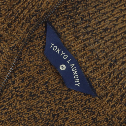 Tokyo Laundry Brown Cable-Knit Jumper M
