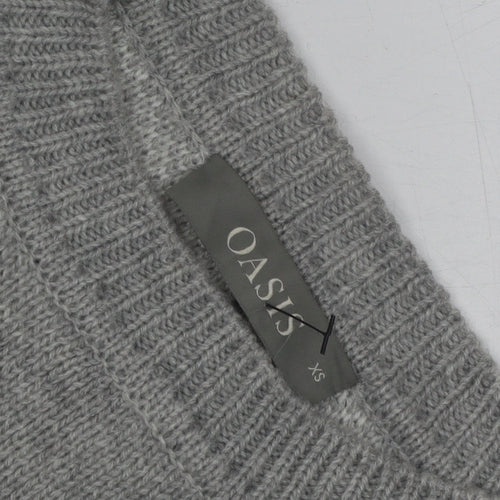Oasis Women's Multicoloured XS Geometric Pullover Jumper